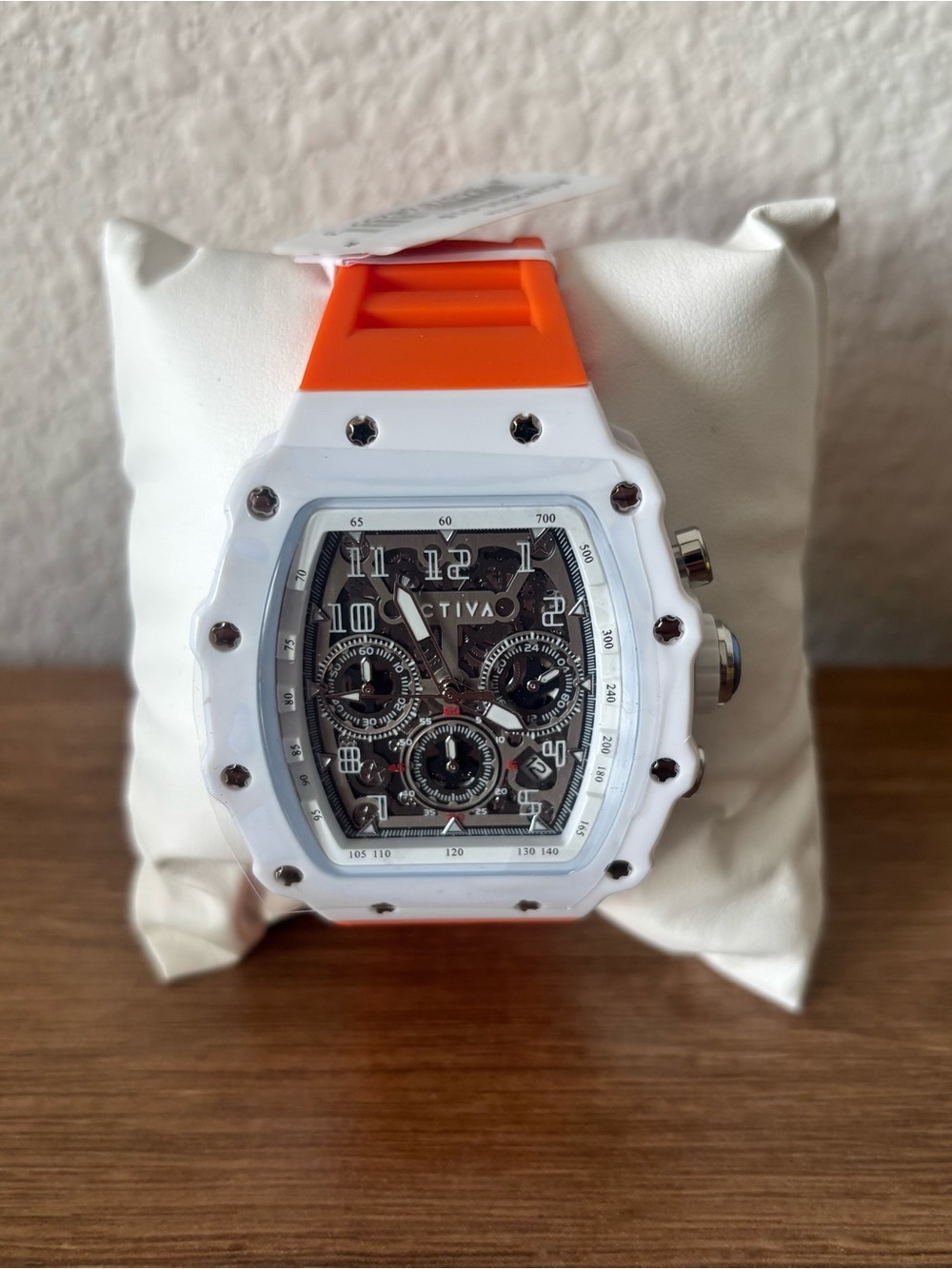 Activa Fury X Invicta Men's Watch w/ Skeleton Dial - 44.3mm, Orange